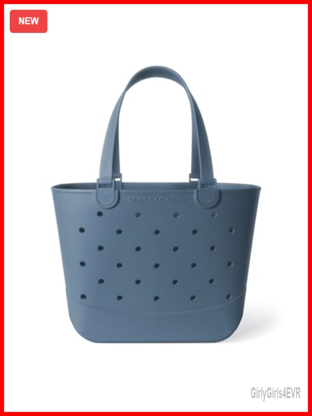 Extra Large Waterproof EVA Beach Bag Tote with Detachable Pocket